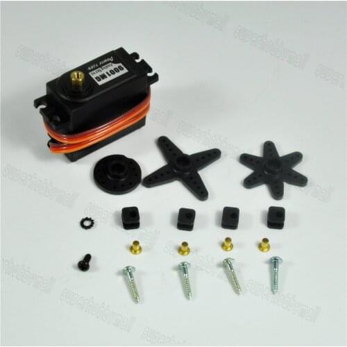 Power HD-9001MG Standard Metal Gear Ball Bearing High Speed / Torque Servo