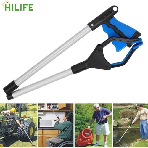 Foldable Hand Tools Collapsible Garbage Grabber Litter Reachers Pickers Pick Up Tools Gripper Extender