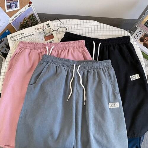 Male Casual Beach Brand Sweatpants new sweatpants Mens casual shorts mens summer shorts running shorts large size elastic wais