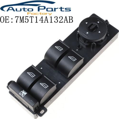 3-Pins Driver Side Master Window Switch For Ford Focus MK2 LV C-Max (2008-ON) 7M5T-14A132-AB 7M5T14A132AB