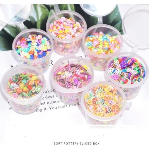 3pcs new soft ceramic slice boxed diy epoxy material accessories ashtray mobile phone shell food play filler