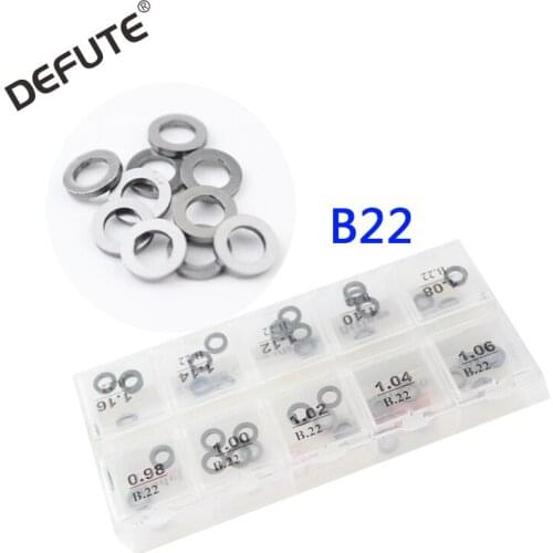 B22 0.0980-1.440 (grade 0.02mm/) common rail injector adjustment gasket and 50 pieces of packing for sale