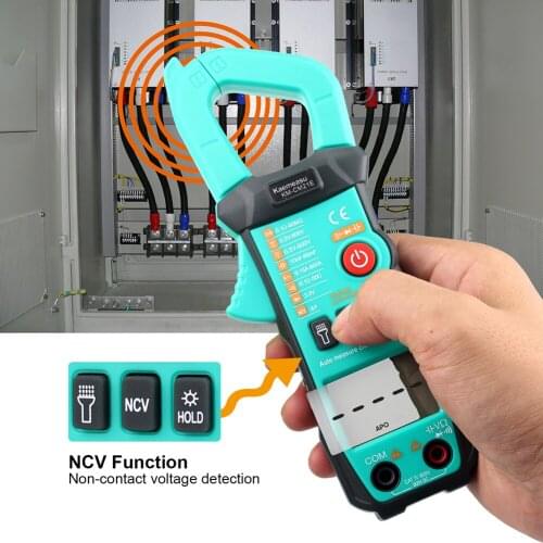 Digital Amper Clamp Meter Multimeter Current Clamp Pincers Voltmeter Ammeter 600A AC/DC Ohm Current Voltage Tester