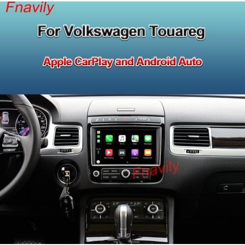 Fnavily OEM Retrofit Wireless CarPlay For VW Volkswagen Touareg Apple CarPlay And Android Auto Retrofit Kit 2010