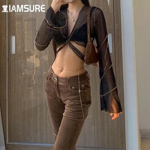 Женские футболки IAMSURE China At AliExpress