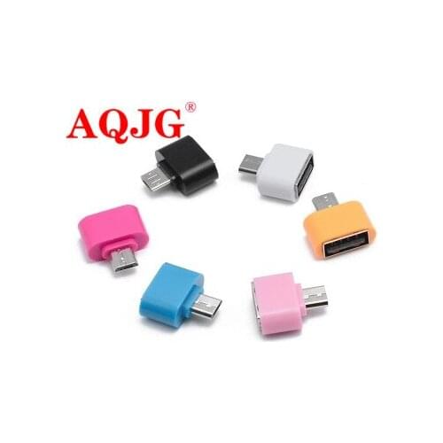 Mini Micro USB Male to USB Female OTG Adapter Converter for Huawei Xiaomi Android Smartphone Tablet Random Color