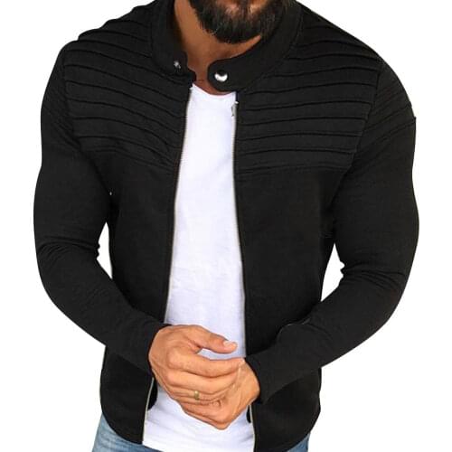 Autumn Winter Warm Fashionable Mens Outwear Coat Jacket Top Hooded Zip Up Jumper Hooded Slim