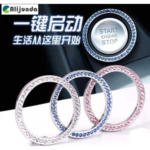 Car ignition switch decoration Ring Sticker for Volvo S40 S60 S80 XC60 XC90 V40 V60 C30 XC70 V70/Mini Cooper R50 R52 R53 R55 R56