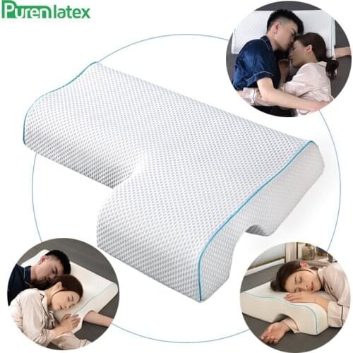 Memory Foam Couple Pillow Arm Pillow For Sleeping No Pressure Side Sleeper For Neck And Shoulder Multifunctional Pain