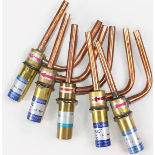 Air conditioner relief valve release valve pressure reducing valve