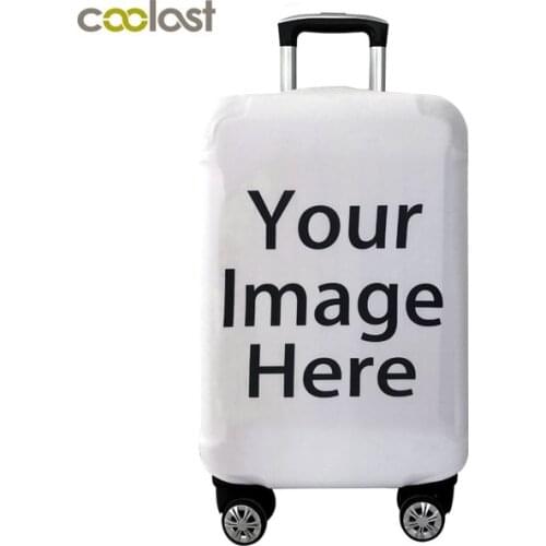 Customize Your Image On Suitcase Cover Women Travel Luggage Suitcase Protector for Boys Girls Animal Durable Protective Cover