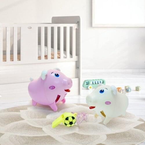 MagiDeal Sound Activated and Battery Operated Realistic Pet Pig Whistle Toy