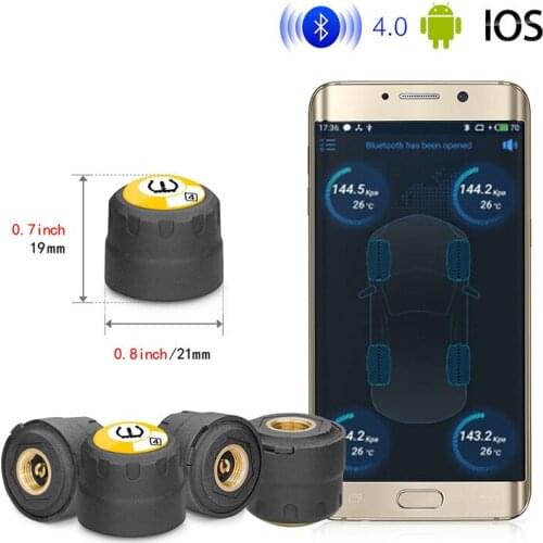 V11 BLE TPMS External Tire Pressure Monitoring Support Android Apple VC11B