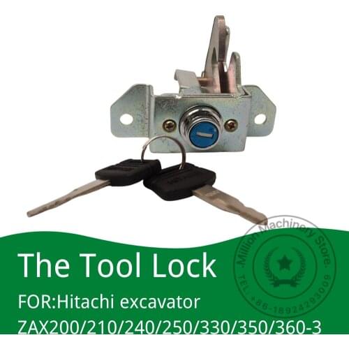 The Tool Lock for Hitachi Excavator ZAX200/210/240/250/330/350/360-3 Toolkit Lock Excavator accessories