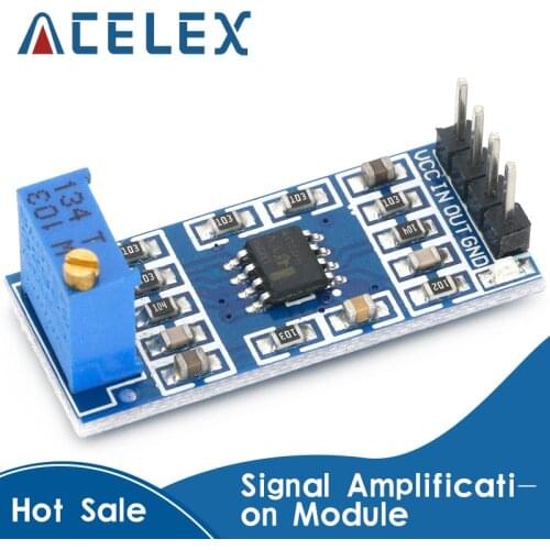 1PCS NEW LM358 100 Times Gain Signal amplification Module Operational amplifier Module