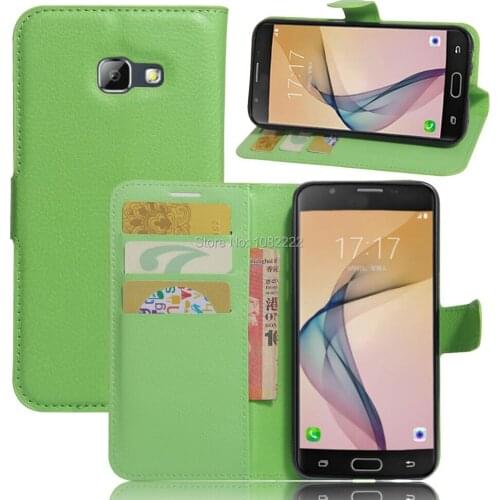 10pcs/lot New Lichi grain wallet PU Leather stand+TPU Cover Case with card slot For Samsung Galaxy A3 A320 2017 / A5 A520 2017