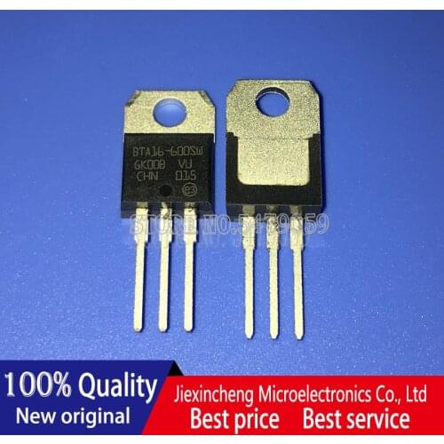 10PCS BTA16-600SW BTA16-600SWRG TRIAC SENS GATE 600V 16A TO220 New original