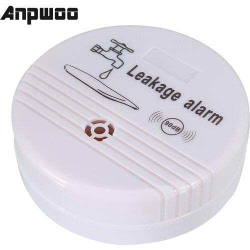 ANPWOO ABS Wireless Water Leak Detector Water Sensor Alarm Leak Alarm Home Security