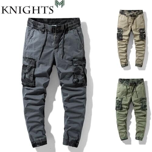New Mens Tactical Pants Multiple Pockets Elasticity Military Urban Commuter Tacitcal Trousers Men Slim Fat Cargo Pant Dropship