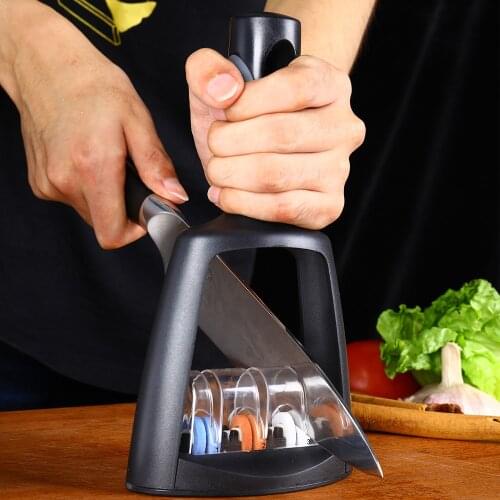 Kitchen Knife sharpener 320/600/1000# White alundum sharpening stone Professional sharpening system Multi-stage Easy to clean