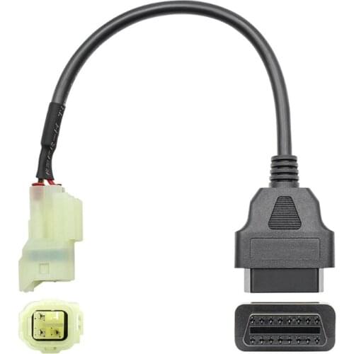 K+CAN Cable Compatible with Honda-Motorcycle OBD 16Pin to 4Pin Diagnostic Scanner USB Interface Cable Adaptor Connector