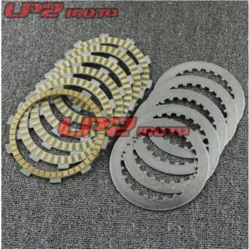 Clutch Friction Plate Discs for Honda NT400 Bros 400 NC25 1988-1991 VT500 ED/EF 1983 1984 1985 Steed 400 NV400 CJ/CK 1988-1995