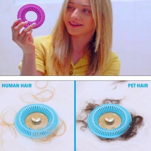 2020 New Quickly Capture Each Hair Around Clean Circles Large Hair Filter Hair Filtration Bathroom Cleaning Supplies
