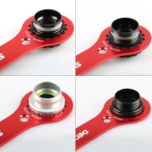 Mountain Bike/road Vehicle Bottom Bracket Wrench Aluminum Alloy Bottom Axle Wrench Installation And Removal Tool Multifunctional