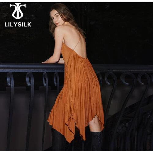 Открытые летние платья LILYSILK China At AliExpress