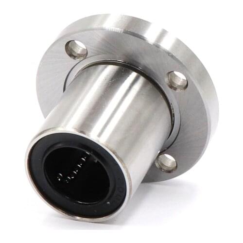 LMF6UU,LMF8UU,LMF10UU,LMF12UU,LMF16UU,LMF20UU,LMF25-60UURound Flange Type Linear Motion Bearing 3D Printer Linear Rod Part
