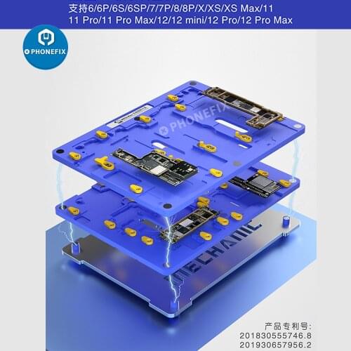MECHANIC MR12 Max 18in1 PCB Board Holder Fixture for iPhone 6-12 PRO MAX Motherboard Intruder Layering Soldering Repair Platform