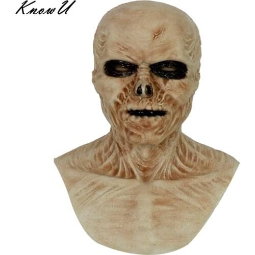 KnowU Zombie Halloween Silicone Full Head Mask Cosplay Party Real Skin Texture TV Shooting Crossdresser