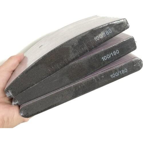 Wholesale 50pcs/Pack 100/180 Nail Files Buffers Accesorios Tools Sets For UV Gel Polish Manicure Art Trimmer Nails Bulk Vendors