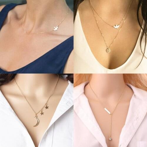 New Arrival Peace Dove Necklace Extreme Simplicity Gold Choker Necklace Fashion Statement Necklace For Women Jewelry