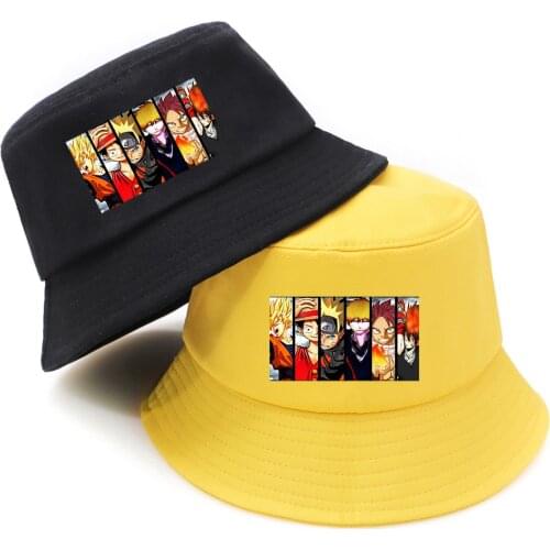 Fairy Tail One Piece Luffy Folding Bucket Hats For Mens Harajuku Hip Hop Fishing Hat Men Woman Autumn Panama Hat 2020 Gorras