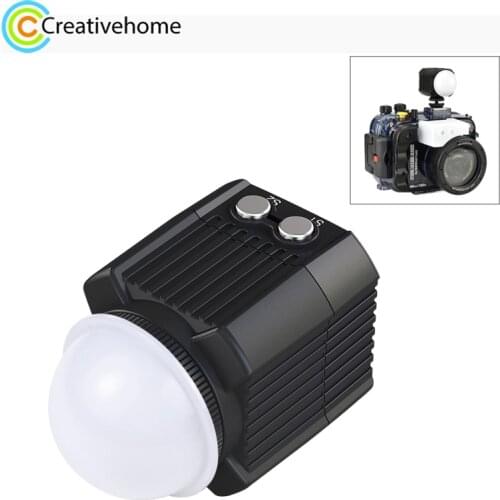PULUZ 60m Underwater LED Photography Fill Light Diving Light support for mounting on Drones, DSLR, Action Cameras, Mobile Phones