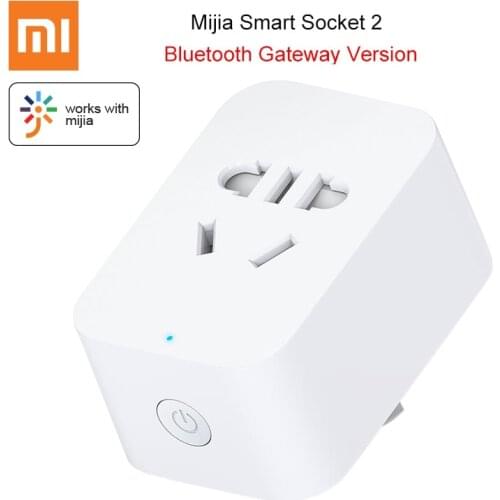 Xiaomi Mi Smart WiFi Socket 2 Plug bluetooth gateway Version Remote Control Work With Xiaomi Smart Home Mijia Mi home APP