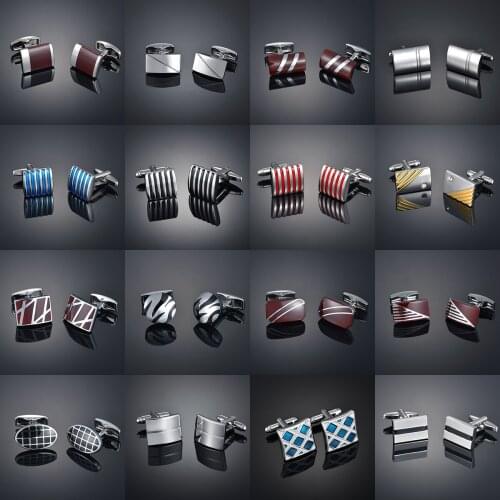 Light luxury shirt Cufflinks mens shirt cuffs nail French stripe button custom dress wedding business mens suit sleeve