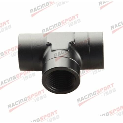 1/2" NPT Female Billet Aluminium Pipe Tee Adapter Fitting