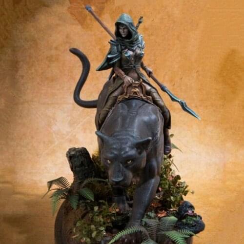 1/32 ANCIENT WOMAN WARRIOR SIT Resin figure Model kits Miniature gk Unassembly Unpainted