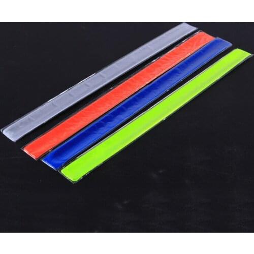 1PC Cycling Reflective Strips Warning Running Fishing Bike Safety Bicycle Bind Pants Leg Strap Reflective Tape