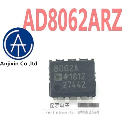 10pcs 100% orginal new real stock Operational amplifier AD8062ARZ AD8062AR AD8062A SOP-8