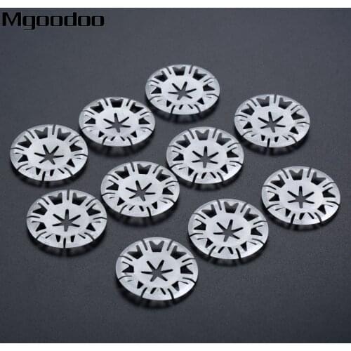 Mgoodoo 10Pcs Exhaust Heat Shield Clip Nut Washers for VW TRANSPORTER T4 T5 For VW GOLF LUPO POLO N90796501 MC0388