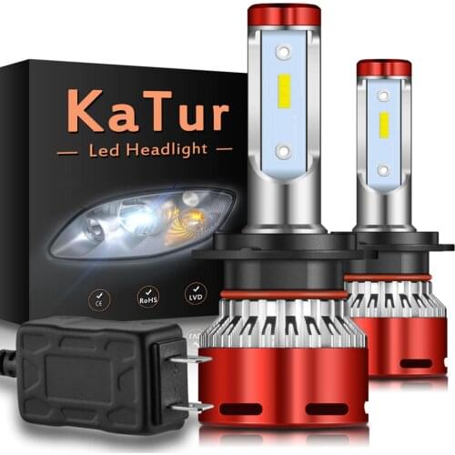 2pcs H7 LED Bulb for Auto Led Bulb H4 H11 Led Headlight 9012 HIR2 9005 9006 HB3 HB4 Headlamp 16000LM 6000K 12V 24V Car Light