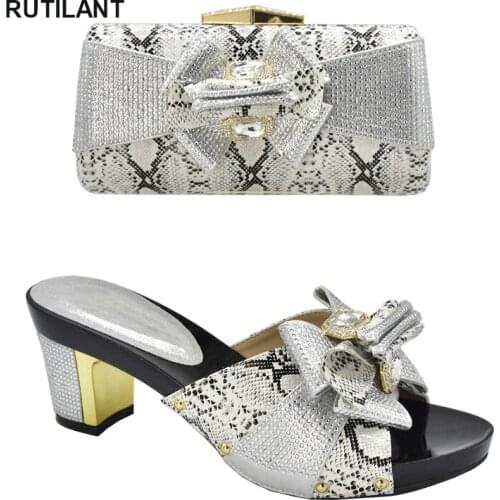 2021 Matching Shoes and Bag Set In Heels African Shoes and Matching Bags Italian Pumps Matching Shoe and Bag Set party pumps