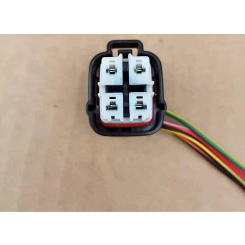 4 Pin/Way Female Automotive Gasoline Pump Plug Electric Fuel Pump Connector Wire Harness Cable Pigtail For Toyota Mazda Pentium