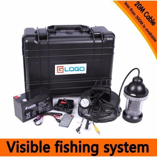 600TVL Underwater 20M 360 degree rotative Fishing camera DVR AV Endoscope Camera