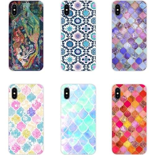 Accessories Shell Covers For Xiaomi Redmi 4A S2 Note 3 3S 4 4X 5 Plus 6 7 6A Pro Pocophone F1 Pretty Pastel Moroccan Tile Mosaic