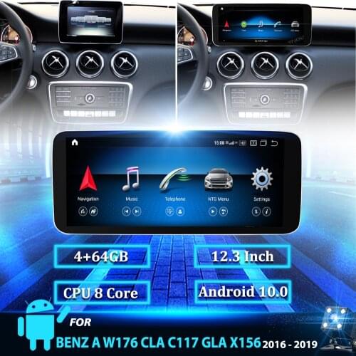 2din Android System Car Radio Audio Player Multimedia GPS for benz A W176 CLA C117 GLA X156 GPS NWireless Carplay GPS Navigation