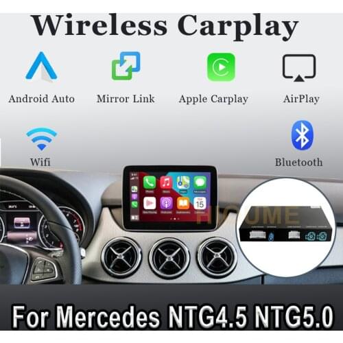 Wireless Carplay&Andorid Auto For Mercedes Benz C-Class W205 GLC 2015-2018 With AirPlay Mirror Link navigation